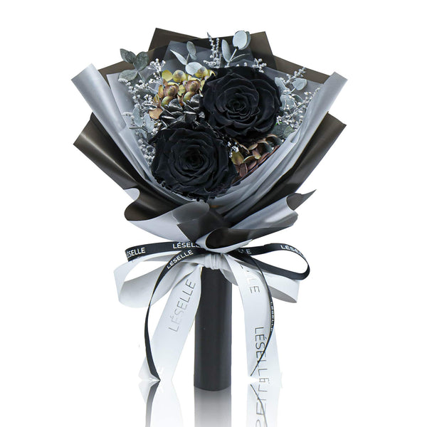 BM-001 ~ Black Satin Roses Budget Brooch Bouquet or DIY KIT – Bouquets by  Nicole